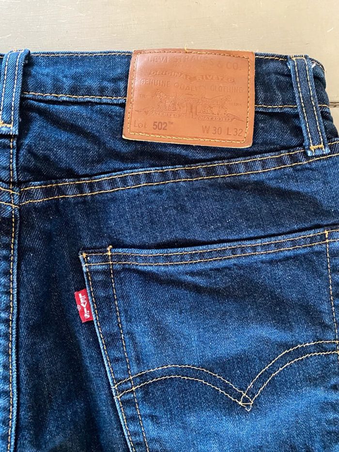Jeans Levi’s 502 W30 L32 taille 40 bleu foncé - photo numéro 10
