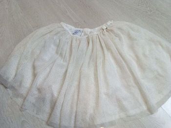 Jupe à volant et pailleté tulle