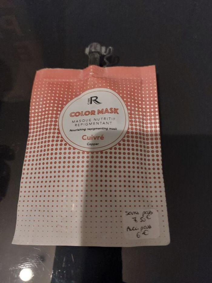 Masque nutritif cuivre