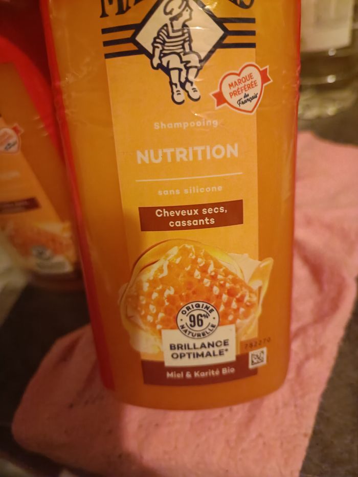 Lot de 12 flacons shampoing Le Petit Marseillais miel cheveux cassant 300ml - photo numéro 3