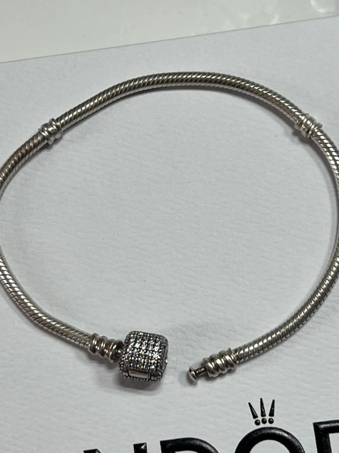 Bracelet Pandora fermoir strass - photo numéro 4