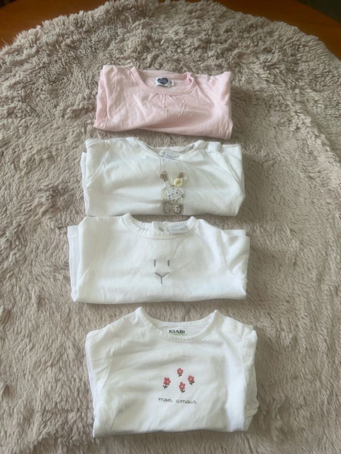 lot de 4 maillot fille été 6 mois