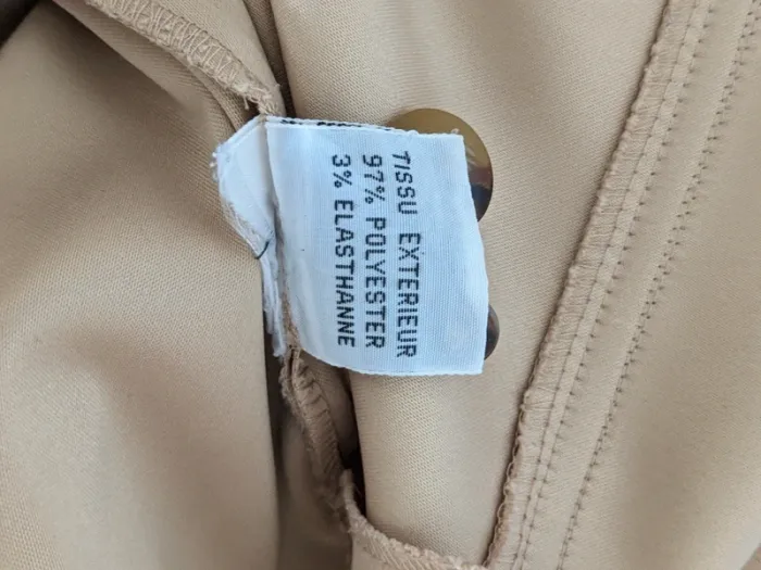 Sur-chemise/blouse MWK - beige - photo numéro 5