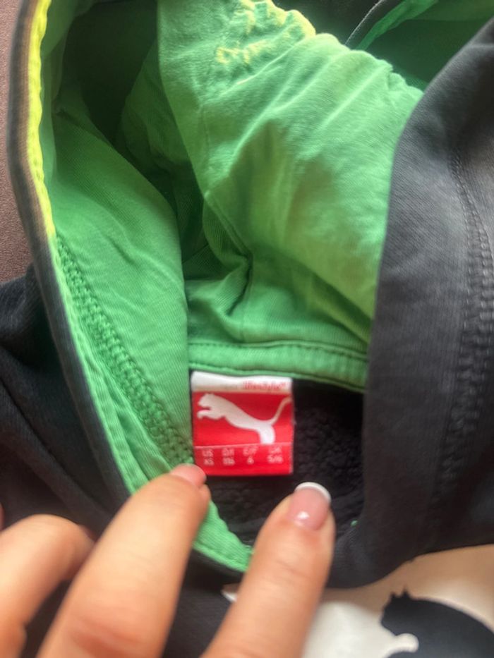 Gilet PUMA garçon avec capuche 6 ans - photo numéro 3