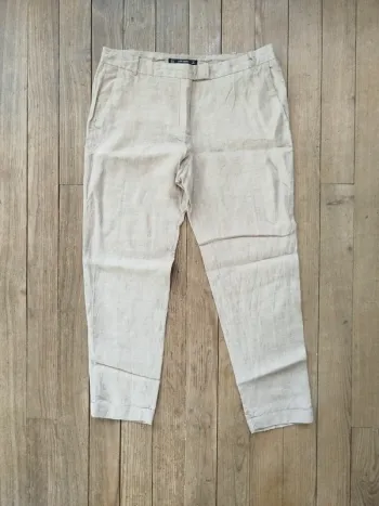 Pantalon femme lin t40