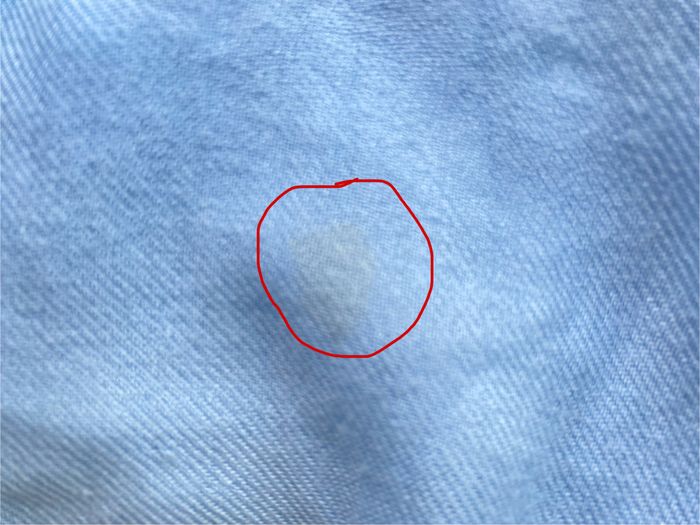 Etole ou foulard bleu ciel à franges - photo numéro 3