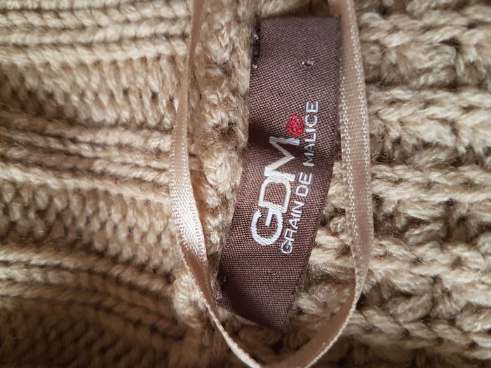 Long gilet été femme 46-18 beige Grain de Malice - photo numéro 2