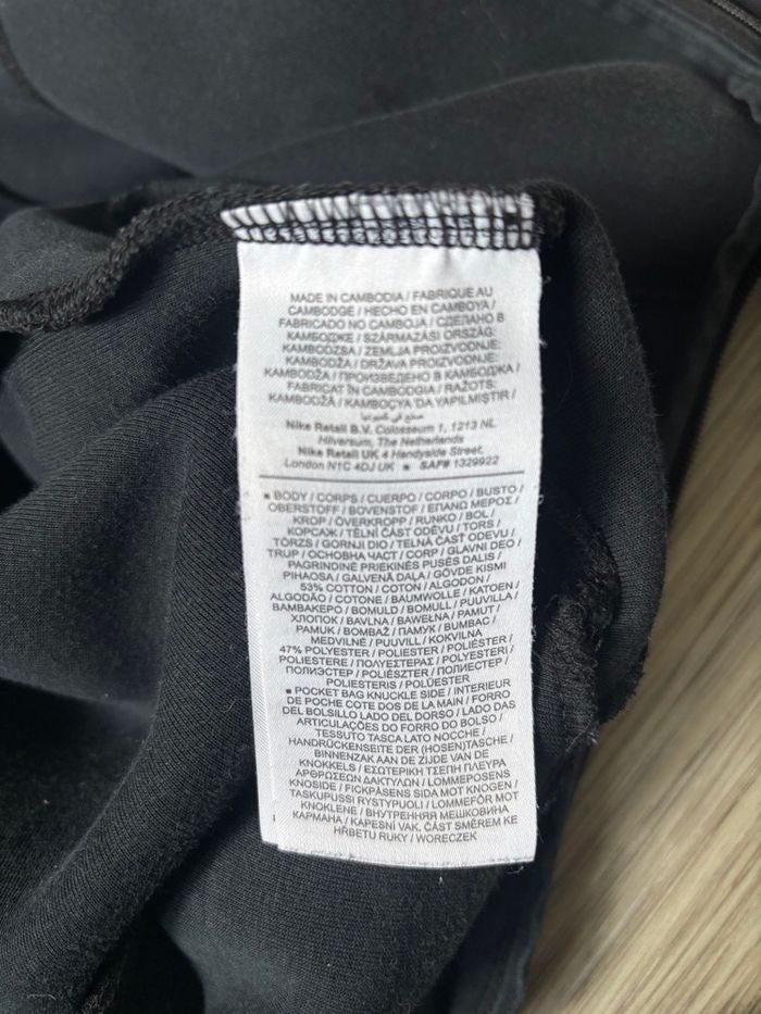 Sweat à capuche Nike Tech Fleece noir zippé – Taille S - photo numéro 3