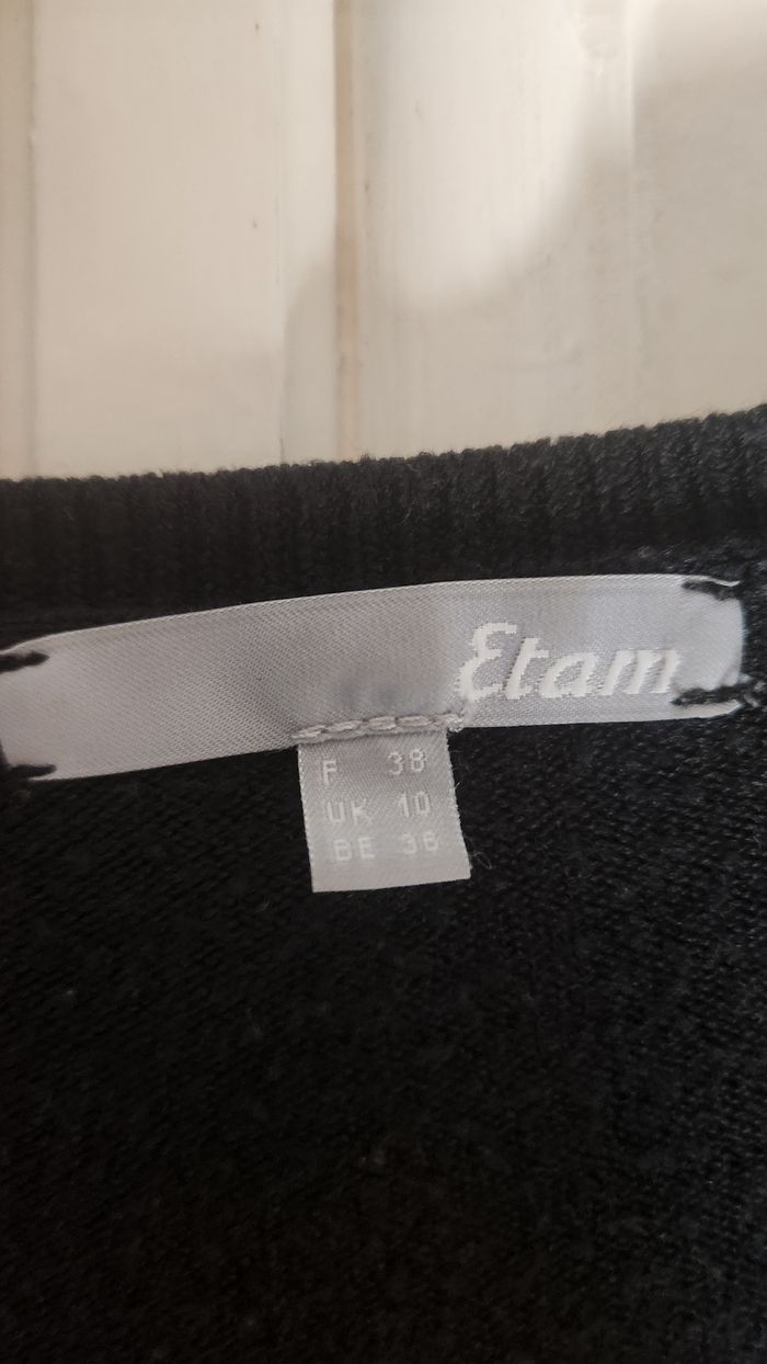 Gilet noir Etam taille S - photo numéro 4