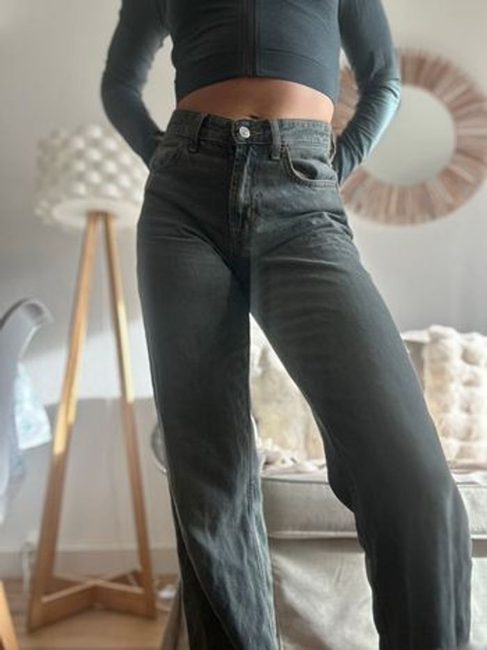 Jean Zara gris délavé - photo numéro 2