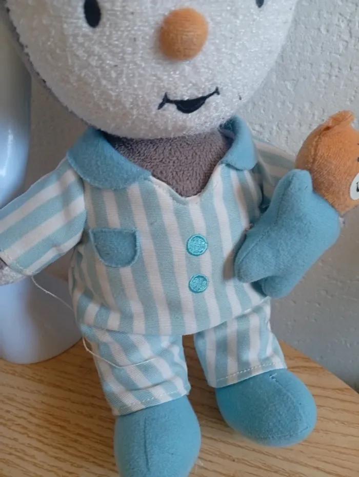 Peluche T'choupi satisfaisante phosphorescente 27cm - photo numéro 2