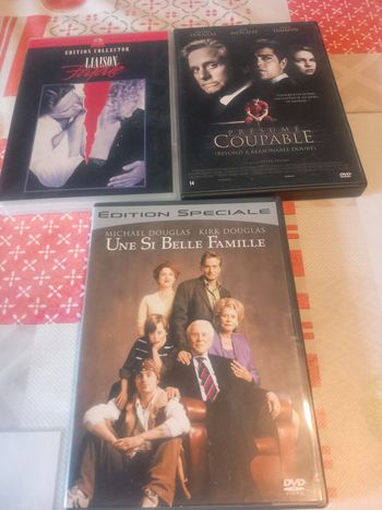 3 DVD avec Michael Douglas 