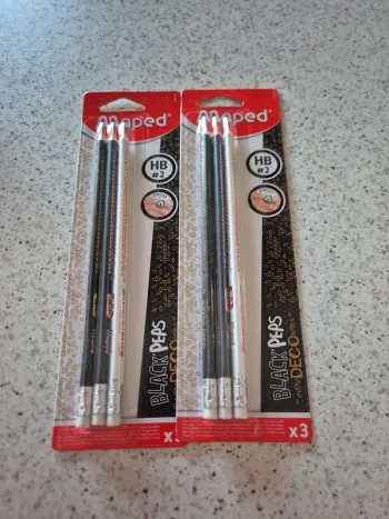 6 Black Peps Deco