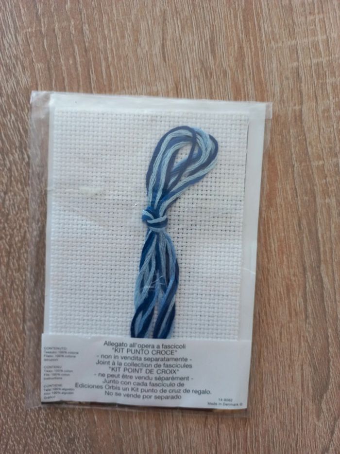 Petit point de croix le motif une chemine - photo numéro 2