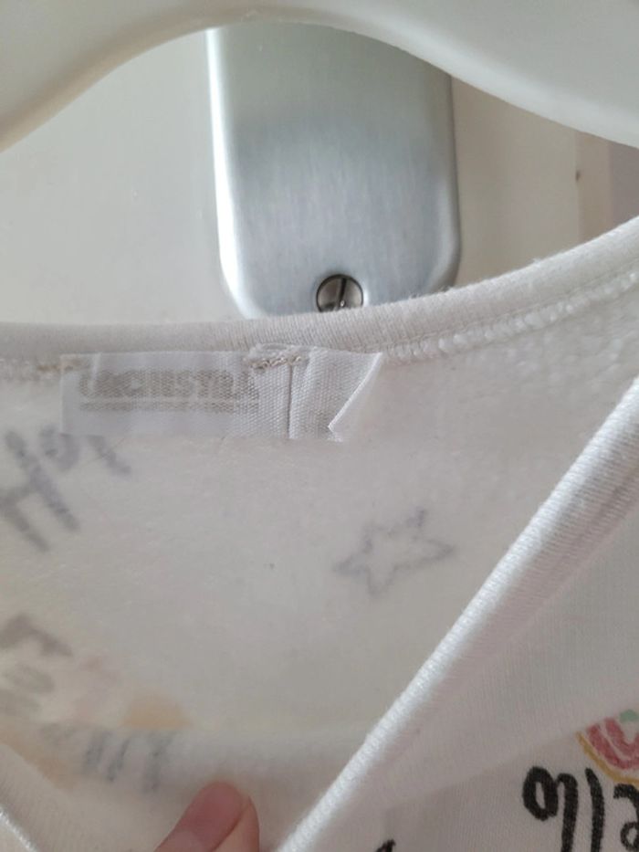 Robe à manches courtes matière sweat 4 ans - photo numéro 4
