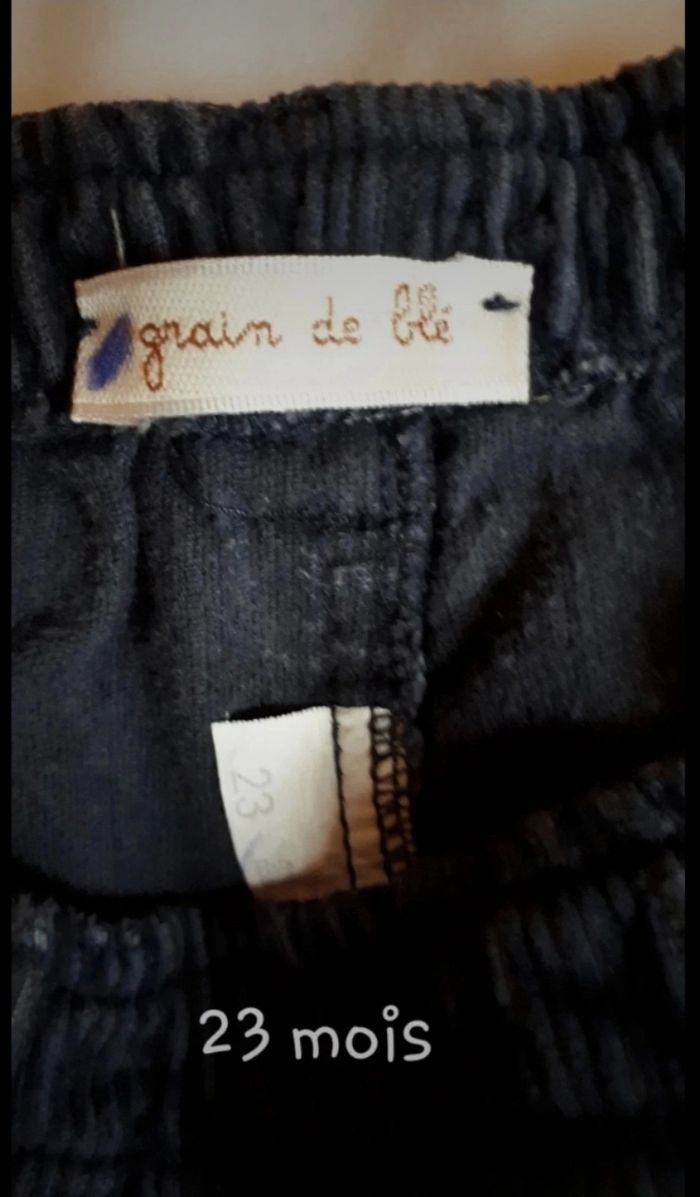 🐧 Superbe pantalon marine (23 mois) 🐧 - photo numéro 4