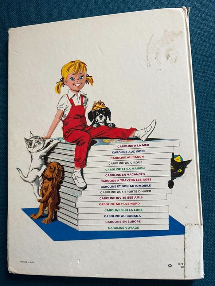 1980 Livre ancien Caroline au Pôle Nord Grands albums Hachette bd Pierre Probst - photo numéro 2