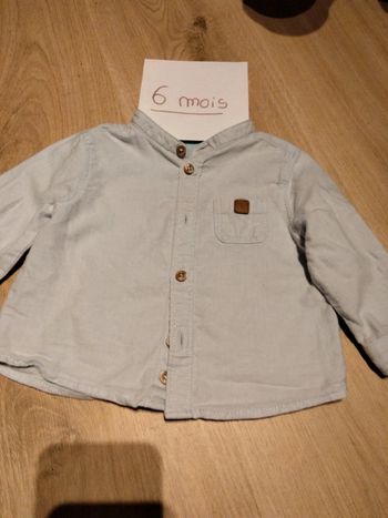 Chemise col tunisien 6 mois