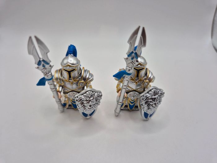 Figurines type lego 2 soldats humains World Of Warcraft / seigneur des anneaux - photo numéro 6
