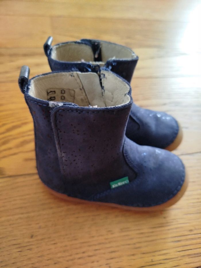 Bottines bleu marine