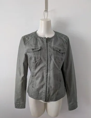 Veste zippée vert/gris - Bonobo - taille M