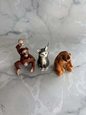 Lot de 3 animaux schleich