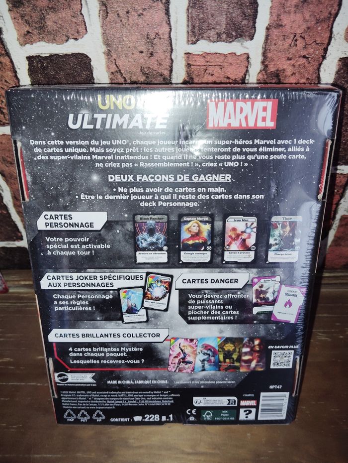 Jeu uno ultimate Marvel - photo numéro 2