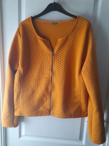 Veste style blouson moutarde 48