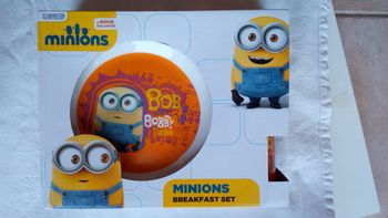 MINIONS SET DÉJEUNER MINIONS 3 PIÈCES CÉRAMIQUE 69088