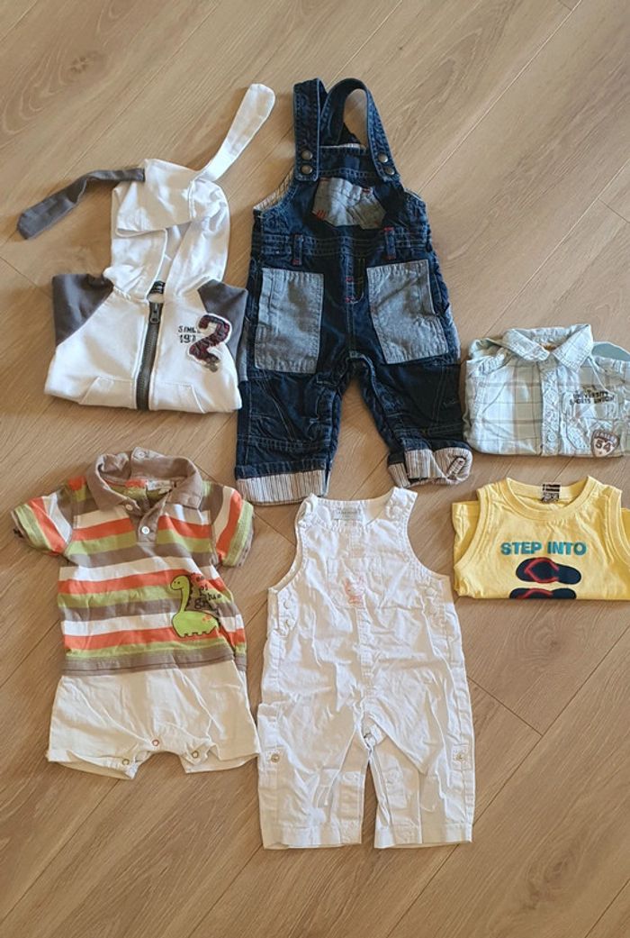 Lot 27 vêtements été garçon. 6mois - photo numéro 4