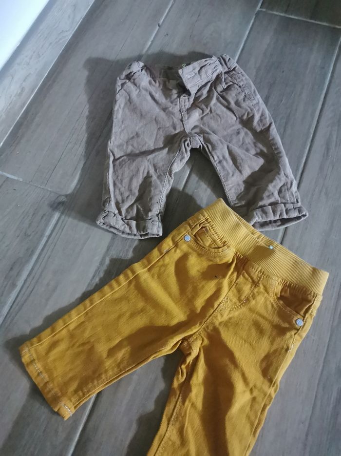 2 pantalons 3 mois