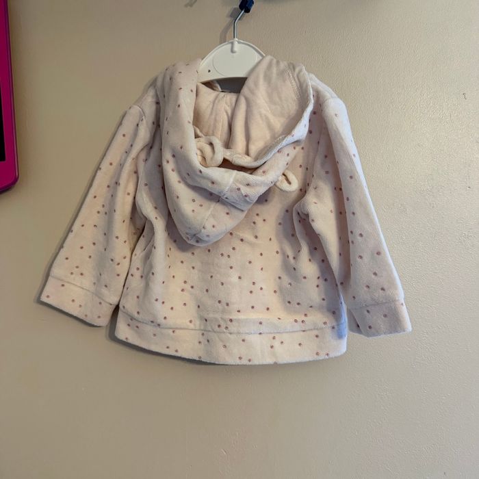 Ensemble pyjama polaire deux pièce, veste à capuche et pantalon - T6mois - Kiabi - photo numéro 5