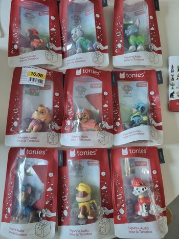 Lot de 9 tonies pat'patrouille