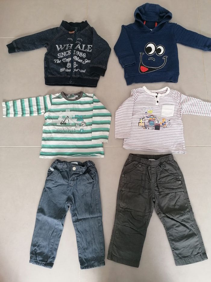 Lot 18 vêtements hiver 18 mois garçon - photo numéro 6