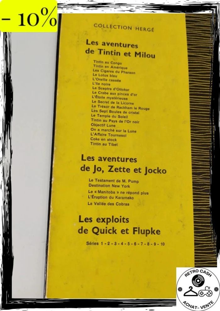 Tintin et le Mystère de la Toison d'Or - Edition 1962 - Hergé - BE - rare - photo numéro 16