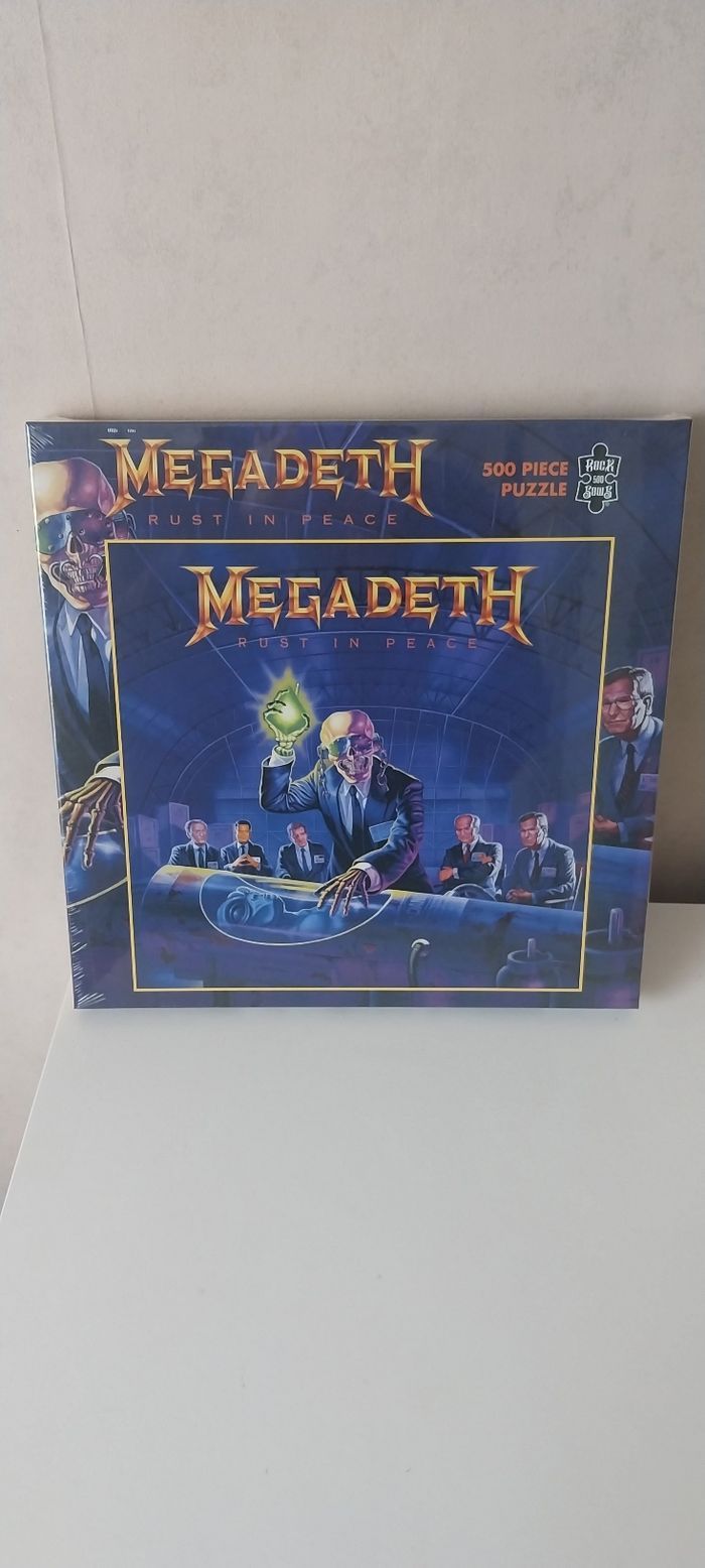 Megadeth Rock Saws Puzzle Rust In Peace (500 Pièces)