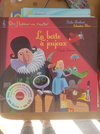 Livre cd la boîte à joujoux