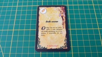 Carte sortilège Joli cœur niveau 1 pièce détachée jeu de société Elixir éditions Asmodée #B76