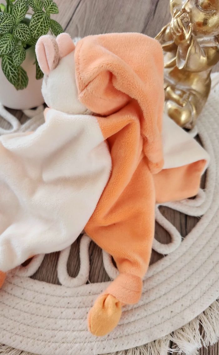 Doudou Lange Vache Gipsy Orange Crème - photo numéro 6