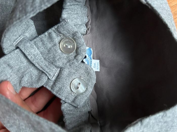 Robe chasuble sans manches grise jacadi bébé fille - photo numéro 6