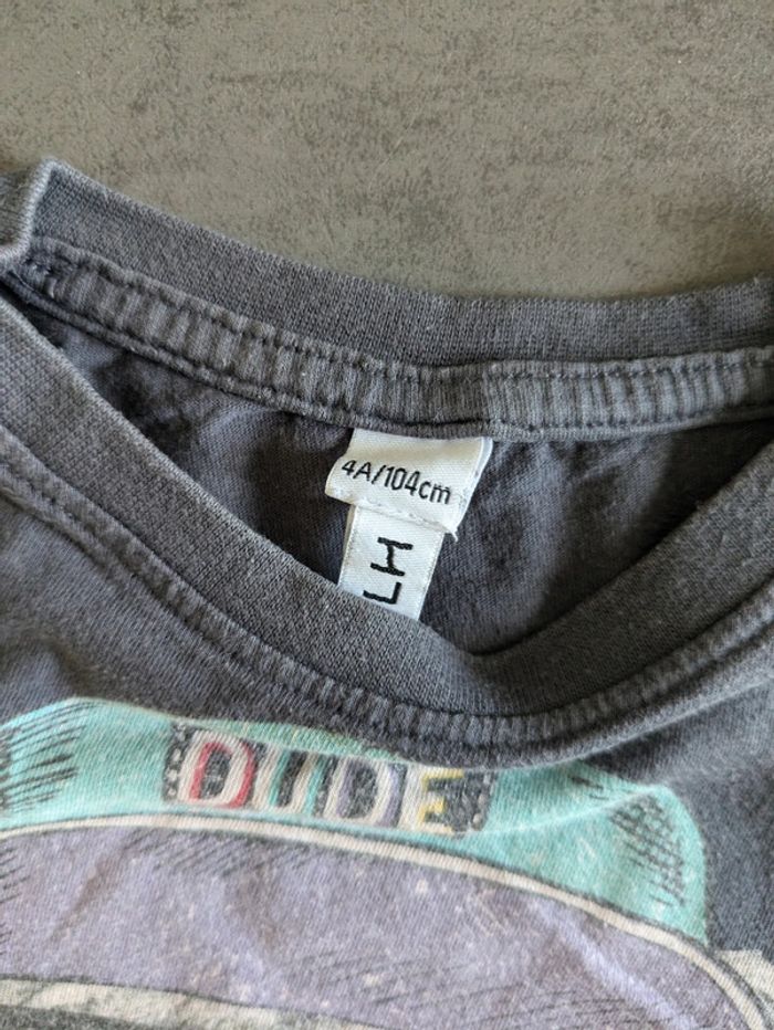 Lot tee shirts été bébé garçon Okaïdi 4 ans - photo numéro 6