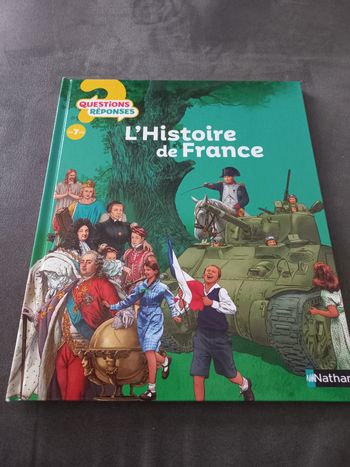 Livre questions réponses l histoire de france nathan 7 ans