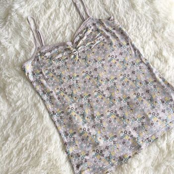 Haut été, top fleuri bretelle réglable