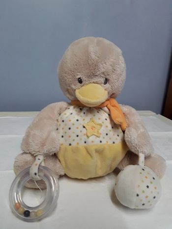 Peluche poussin grelot / hochet