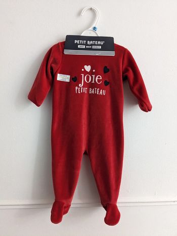 Dors bien joie petit bateau 6M rouge