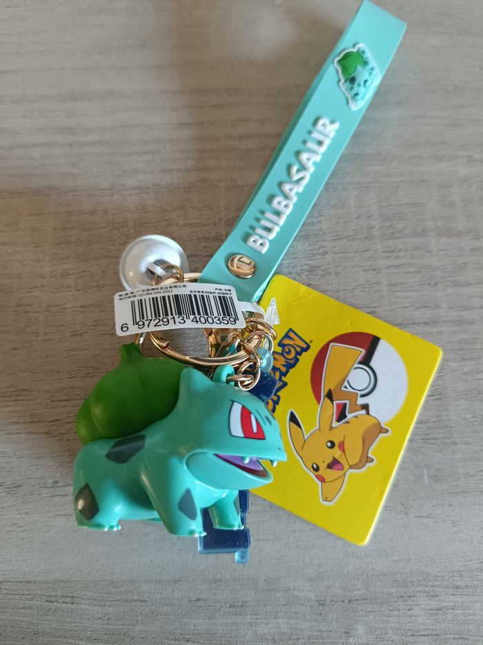 Porte clés pokémon, bluey - photo numéro 2