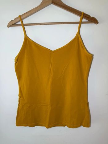 Débardeur jaune Kiabi - Taille M