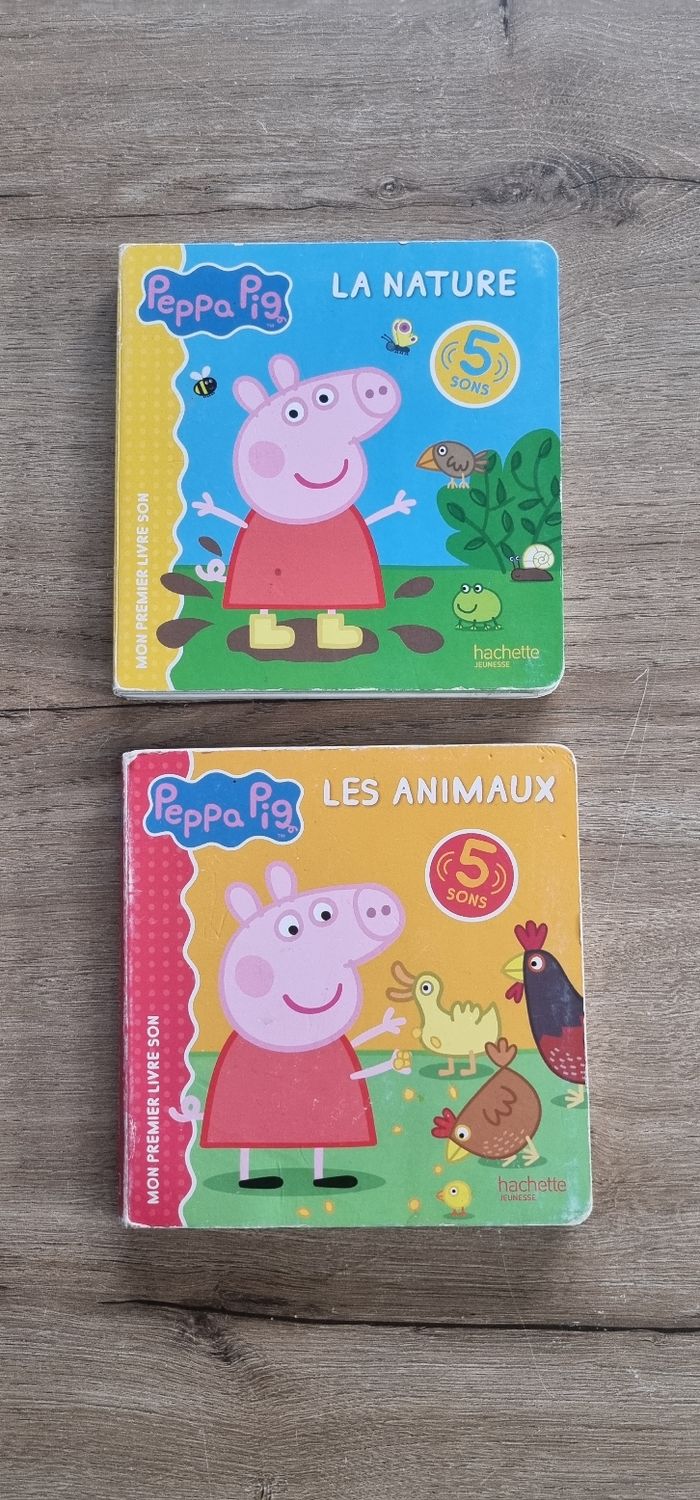 Lot livres sonores Peppa Pig