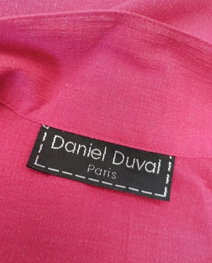 Chemise fluide manches courtes fushia 42 - photo numéro 5