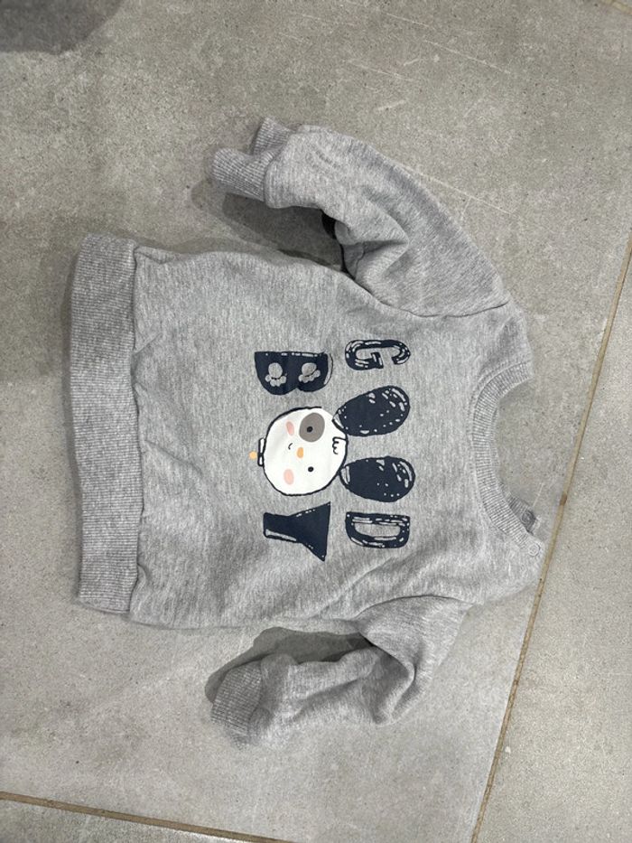 Pull gris « good boy »